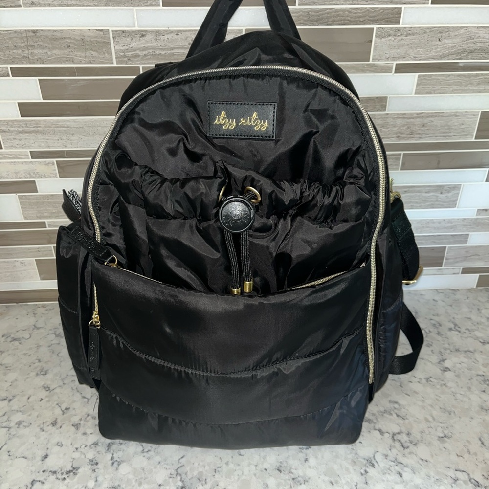 Itzy Ritzy Black Dream Backpack Diaper Bag